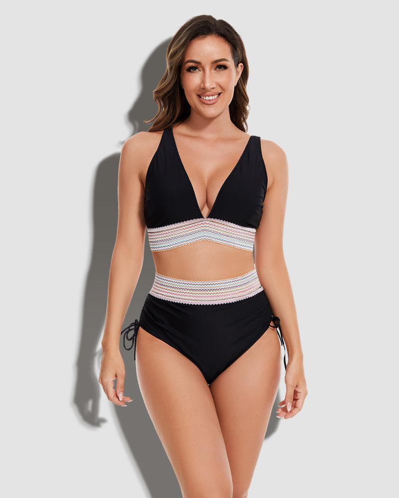 ELAYA® I Ensemble de bain gainant taille haute Collection Été 2025