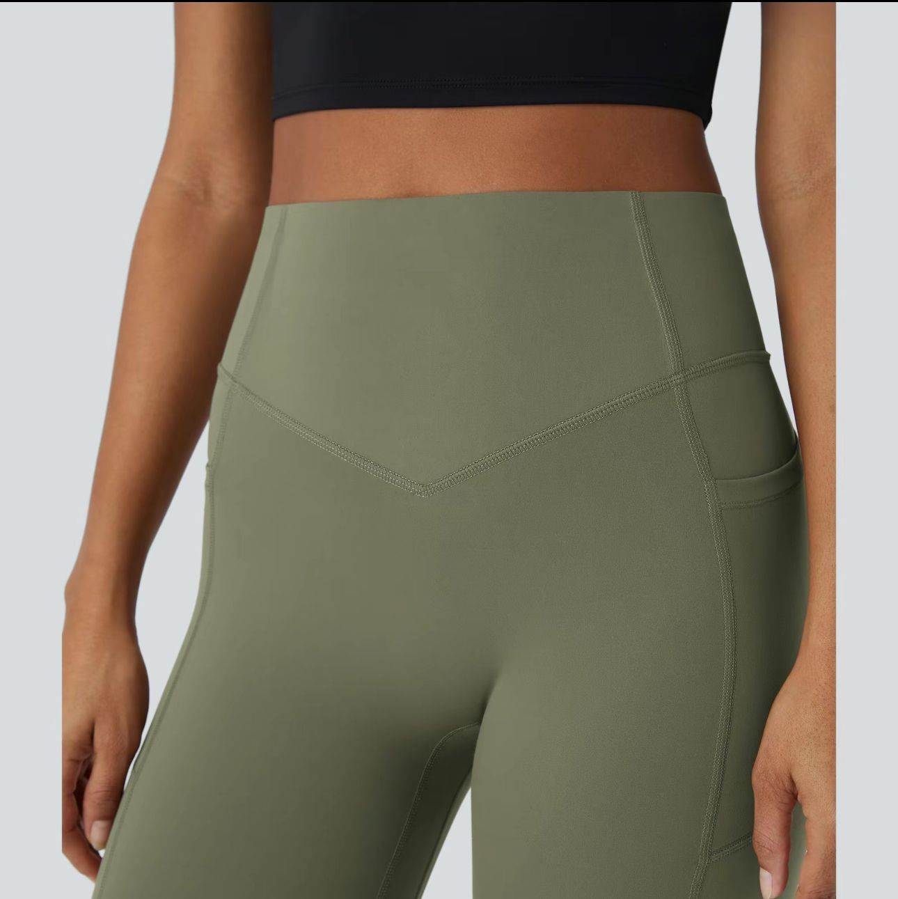 CurveFlex® | Legging Sculptant Taille Haute – Gainant, Galbant & Poche Latérale